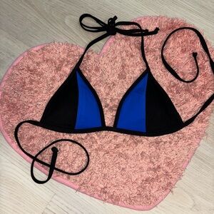 PINK Triangle bikini top